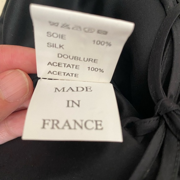 Renato Nucci Black 100% Silk Corset Top - Picture 5 of 7